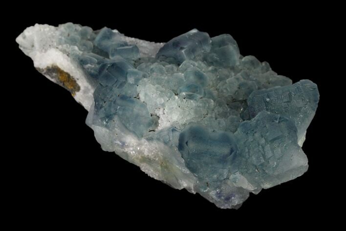 Green, Blue and Purple Fluorite Crystal Cluster - China #138081